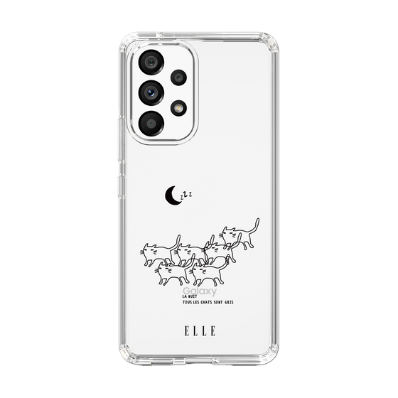 スリムプロテクションケース［ ELLE - All cats are grey in the dark ］