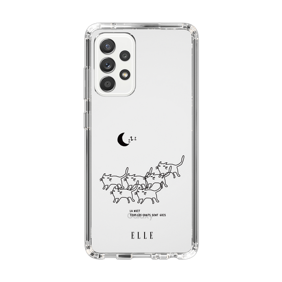 スリムプロテクションケース［ ELLE - All cats are grey in the dark ］