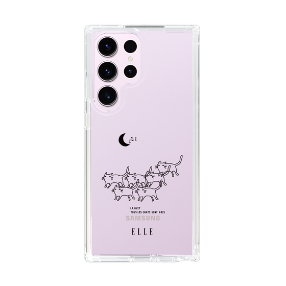 スリムプロテクションケース［ ELLE - All cats are grey in the dark ］