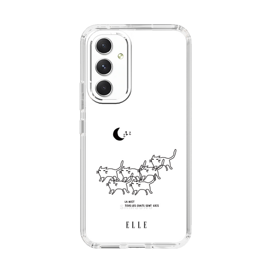 スリムプロテクションケース［ ELLE - All cats are grey in the dark ］