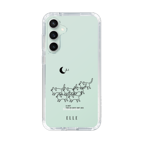 スリムプロテクションケース［ ELLE - All cats are grey in the dark ］