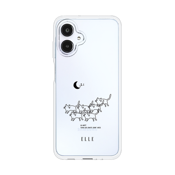 スリムプロテクションケース［ ELLE - All cats are grey in the dark ］