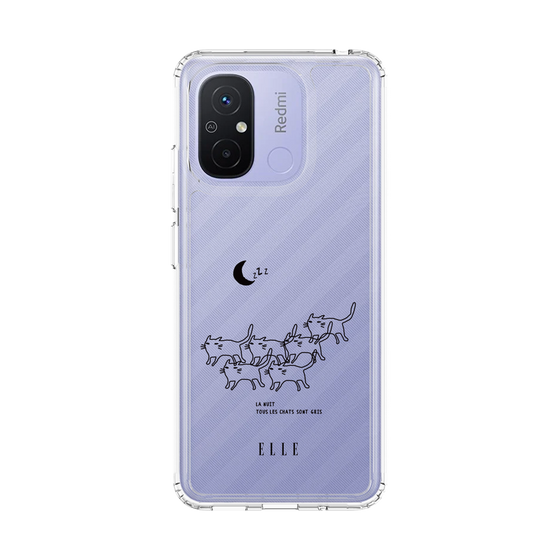 スリムプロテクションケース［ ELLE - All cats are grey in the dark ］