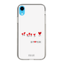 スリムプロテクションケース［ ELLE - Let who love me follow me - ホワイト ］