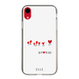 スリムプロテクションケース［ ELLE - Let who love me follow me - ホワイト ］