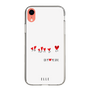 スリムプロテクションケース［ ELLE - Let who love me follow me - ホワイト ］