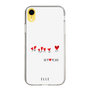 スリムプロテクションケース［ ELLE - Let who love me follow me - ホワイト ］