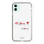 スリムプロテクションケース［ ELLE - Let who love me follow me - ホワイト ］
