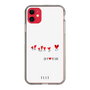 スリムプロテクションケース［ ELLE - Let who love me follow me - ホワイト ］