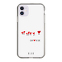 スリムプロテクションケース［ ELLE - Let who love me follow me - ホワイト ］