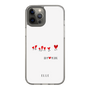 スリムプロテクションケース［ ELLE - Let who love me follow me - ホワイト ］