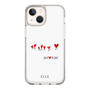 スリムプロテクションケース［ ELLE - Let who love me follow me - ホワイト ］