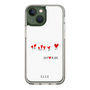 スリムプロテクションケース［ ELLE - Let who love me follow me - ホワイト ］
