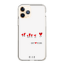 スリムプロテクションケース［ ELLE - Let who love me follow me - ホワイト ］