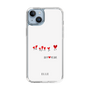 スリムプロテクションケース［ ELLE - Let who love me follow me - ホワイト ］