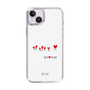 スリムプロテクションケース［ ELLE - Let who love me follow me - ホワイト ］