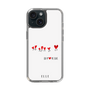 スリムプロテクションケース［ ELLE - Let who love me follow me - ホワイト ］