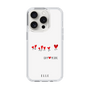 スリムプロテクションケース［ ELLE - Let who love me follow me - ホワイト ］