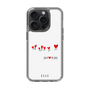 スリムプロテクションケース［ ELLE - Let who love me follow me - ホワイト ］