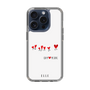 スリムプロテクションケース［ ELLE - Let who love me follow me - ホワイト ］