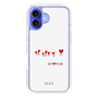 スリムプロテクションケース［ ELLE - Let who love me follow me - ホワイト ］