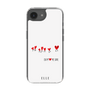 スリムプロテクションケース［ ELLE - Let who love me follow me - ホワイト ］