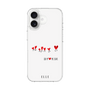 スリムプロテクションケース［ ELLE - Let who love me follow me - ホワイト ］