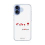 スリムプロテクションケース［ ELLE - Let who love me follow me - ホワイト ］