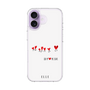 スリムプロテクションケース［ ELLE - Let who love me follow me - ホワイト ］