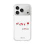 スリムプロテクションケース［ ELLE - Let who love me follow me - ホワイト ］