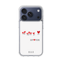 スリムプロテクションケース［ ELLE - Let who love me follow me - ホワイト ］