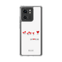 スリムプロテクションケース［ ELLE - Let who love me follow me - ホワイト ］