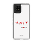 スリムプロテクションケース［ ELLE - Let who love me follow me - ホワイト ］