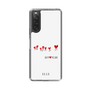 スリムプロテクションケース［ ELLE - Let who love me follow me - ホワイト ］