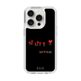 スリムプロテクションケース［ ELLE - Let who love me follow me - ブラック ］