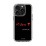 スリムプロテクションケース［ ELLE - Let who love me follow me - ブラック ］