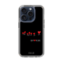 スリムプロテクションケース［ ELLE - Let who love me follow me - ブラック ］