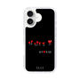 スリムプロテクションケース［ ELLE - Let who love me follow me - ブラック ］