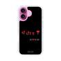 スリムプロテクションケース［ ELLE - Let who love me follow me - ブラック ］