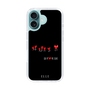 スリムプロテクションケース［ ELLE - Let who love me follow me - ブラック ］