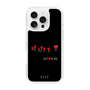 スリムプロテクションケース［ ELLE - Let who love me follow me - ブラック ］