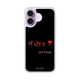 スリムプロテクションケース［ ELLE - Let who love me follow me - ブラック ］