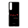 スリムプロテクションケース［ ELLE - Let who love me follow me - ブラック ］