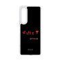 スリムプロテクションケース［ ELLE - Let who love me follow me - ブラック ］