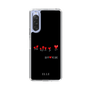 スリムプロテクションケース［ ELLE - Let who love me follow me - ブラック ］