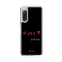 スリムプロテクションケース［ ELLE - Let who love me follow me - ブラック ］
