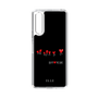 スリムプロテクションケース［ ELLE - Let who love me follow me - ブラック ］