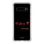 スリムプロテクションケース［ ELLE - Let who love me follow me - ブラック ］