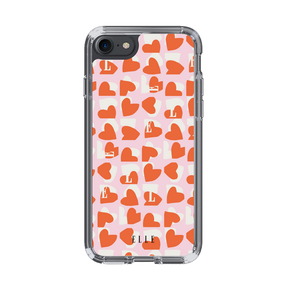 スリムプロテクションケース［ ELLE - Saint Valentin - ペールピンク ］