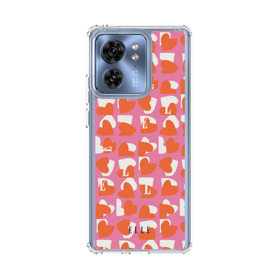 スリムプロテクションケース［ ELLE - Saint Valentin - ピンク ］